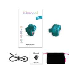 Клиторальный стимулятор на палец Love to Love KISSCOOL - IRIDESCENT TEAL