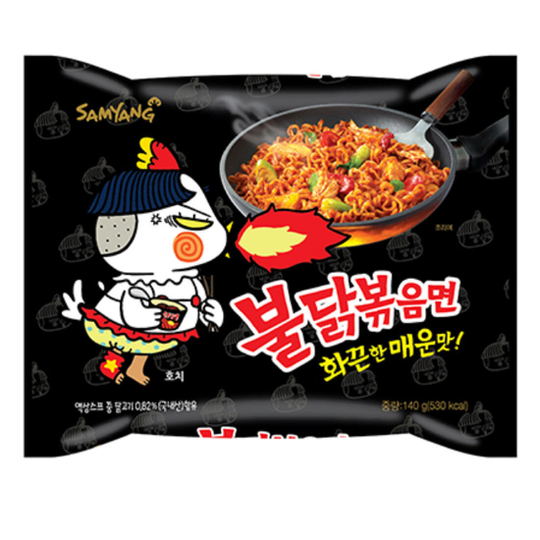 Лапша "Hot Chicken Ramen flavor" острая со вкусом курицы 140гр., Южная Корея