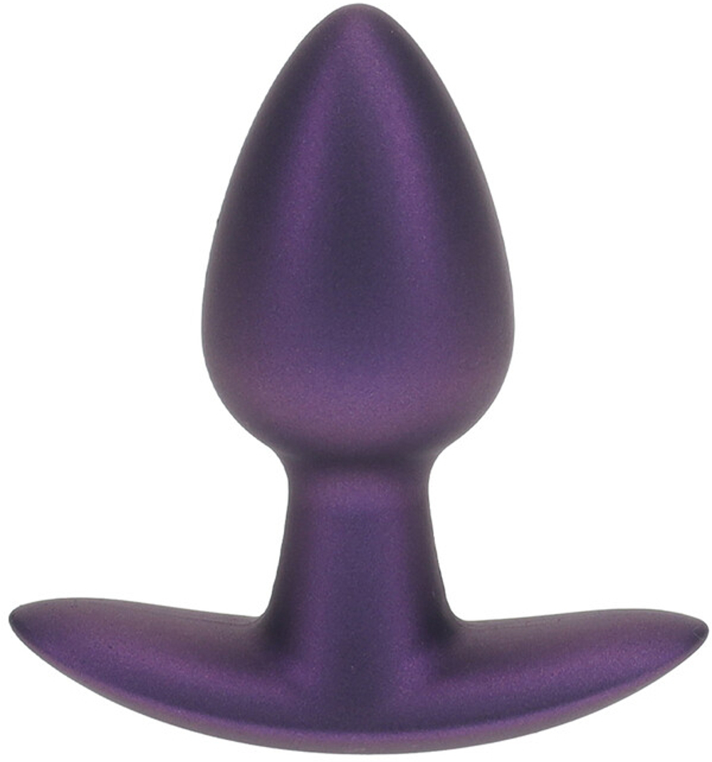 Shots Media Metallic Pur S - Анальная пробка из силикона
