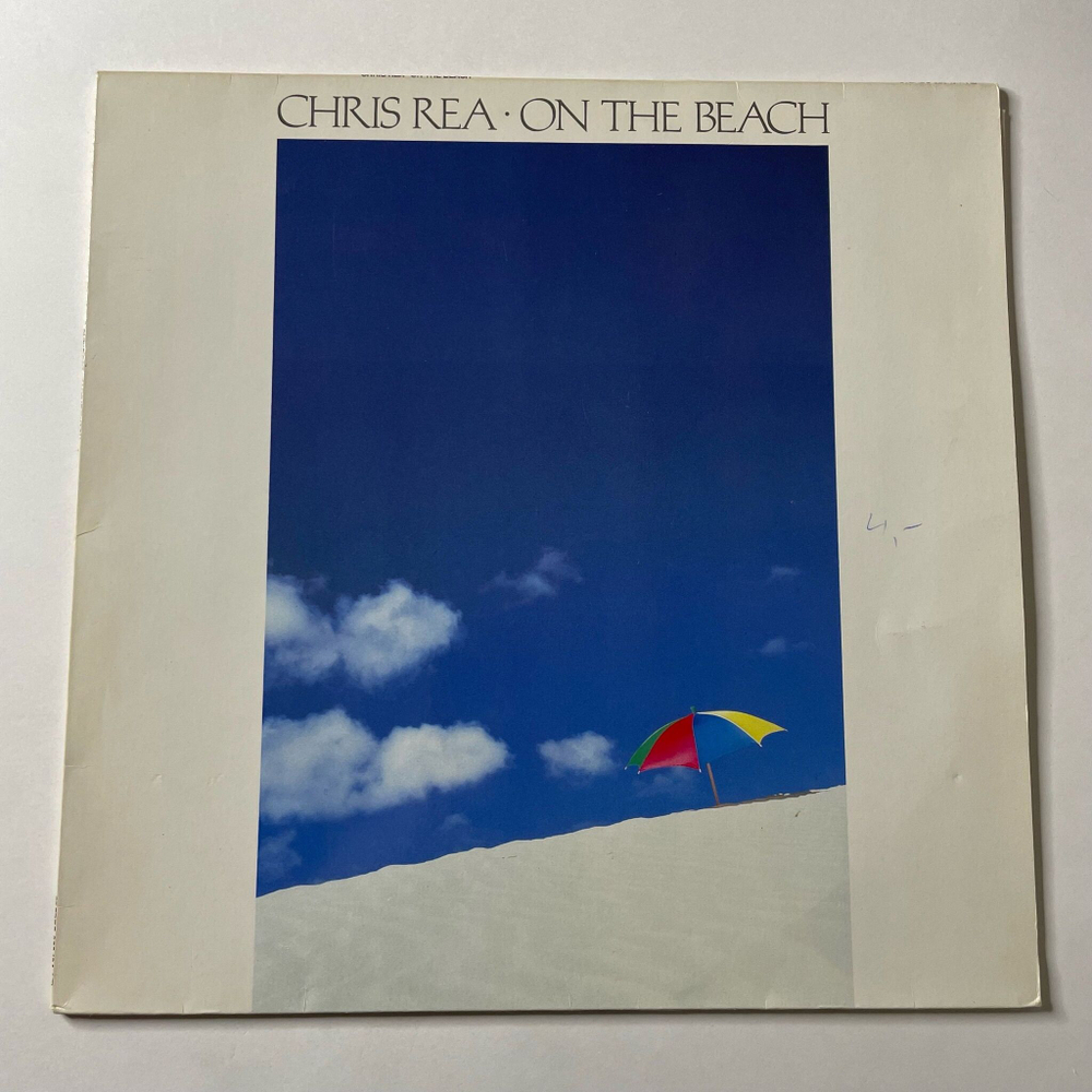 Винтажная виниловая пластинка LP Chris Rea On The Beach (Germany 1986) Lucky Day