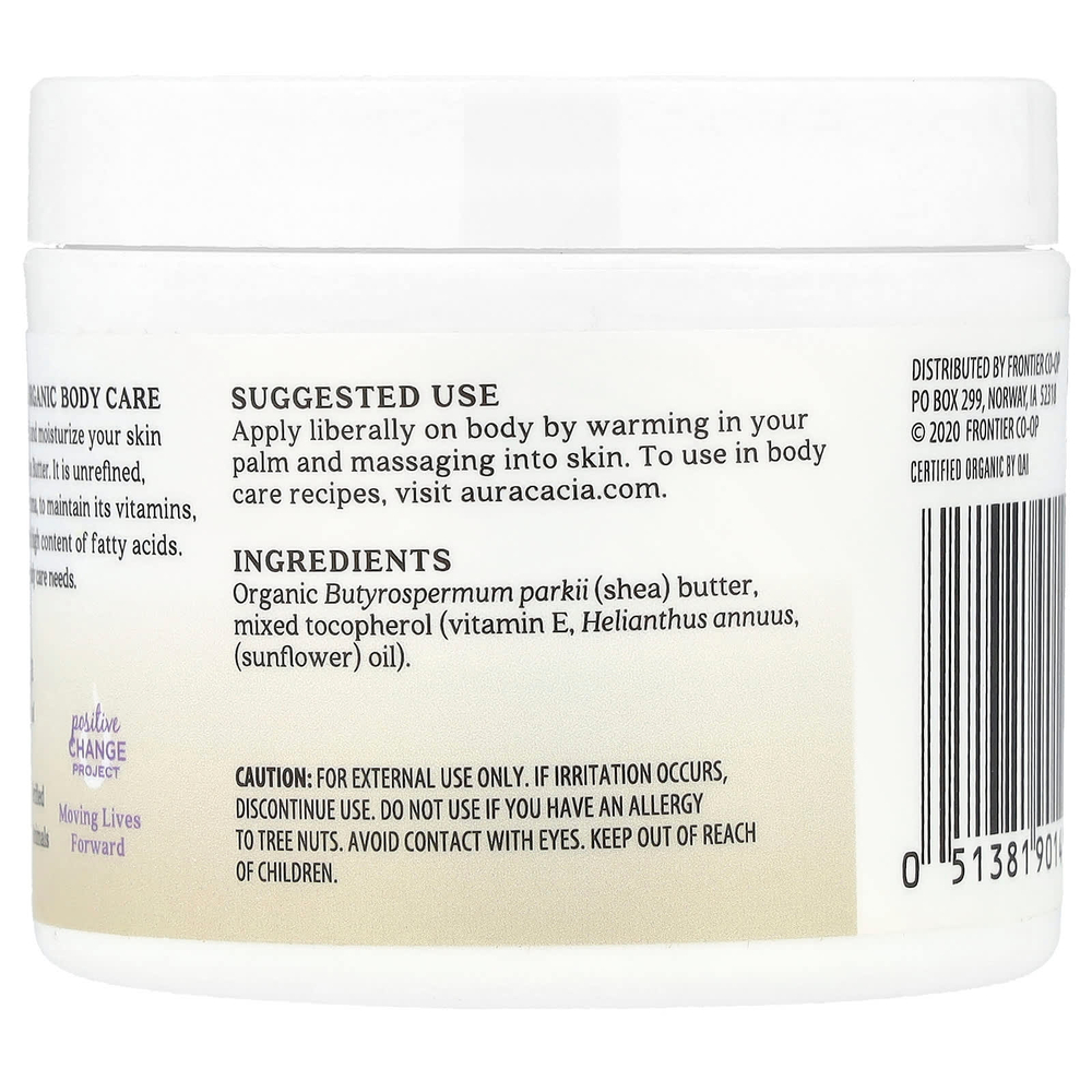 Aura Cacia, органическое масло ши, 92 г (3,25 унции)