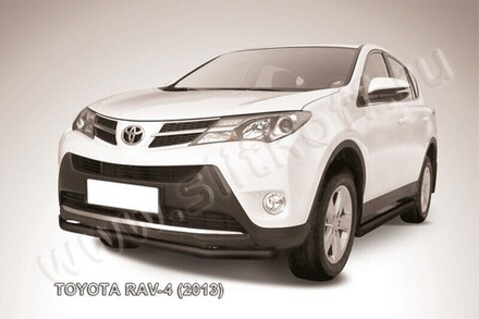 Защита переднего бампера Toyota Rav-4 (2012-2015) d57 черная