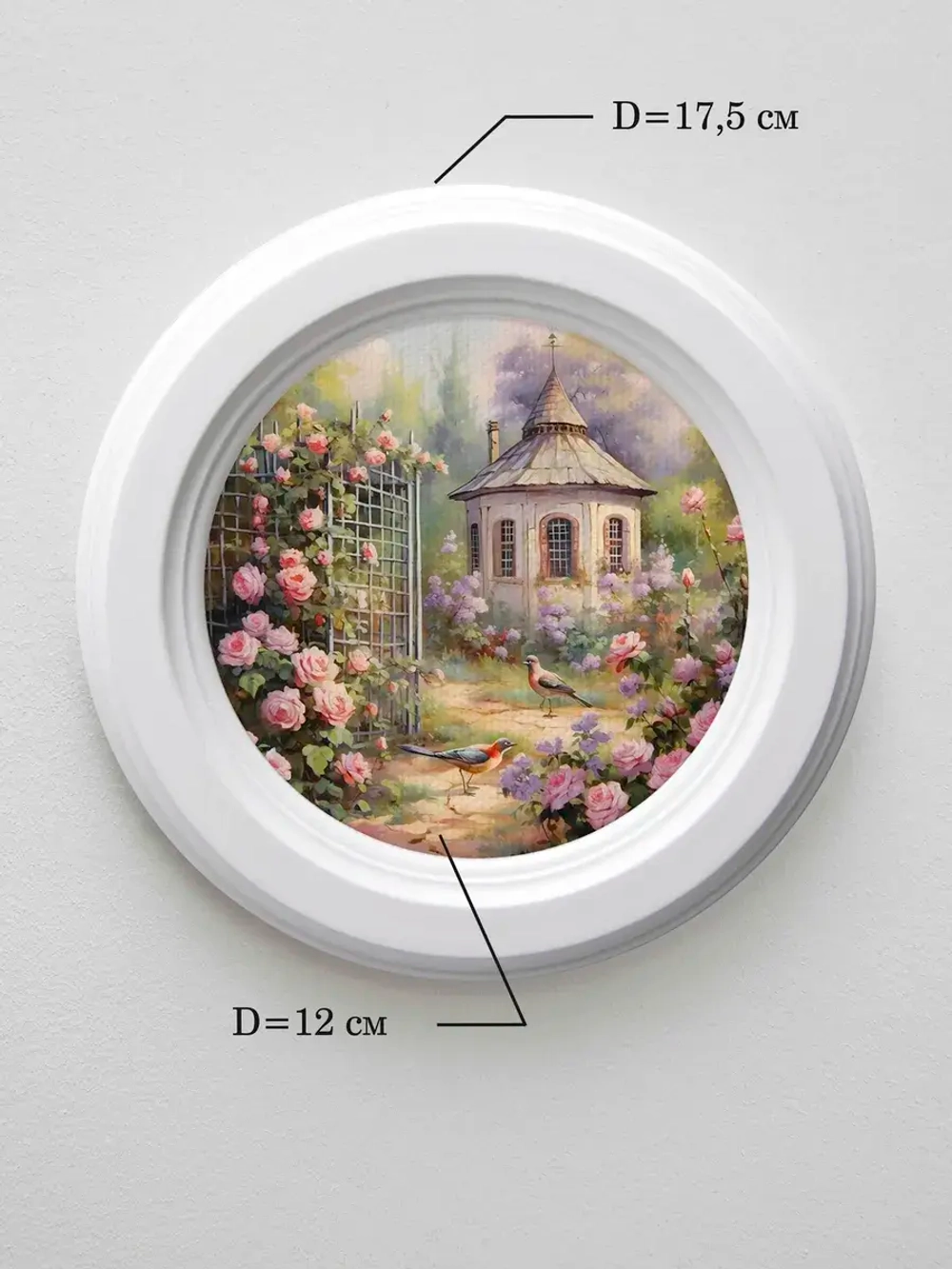 Картины на стену интерьерные на холсте 3 шт 17.5 см