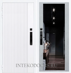 Вертикаль Белая F55 с зеркалом