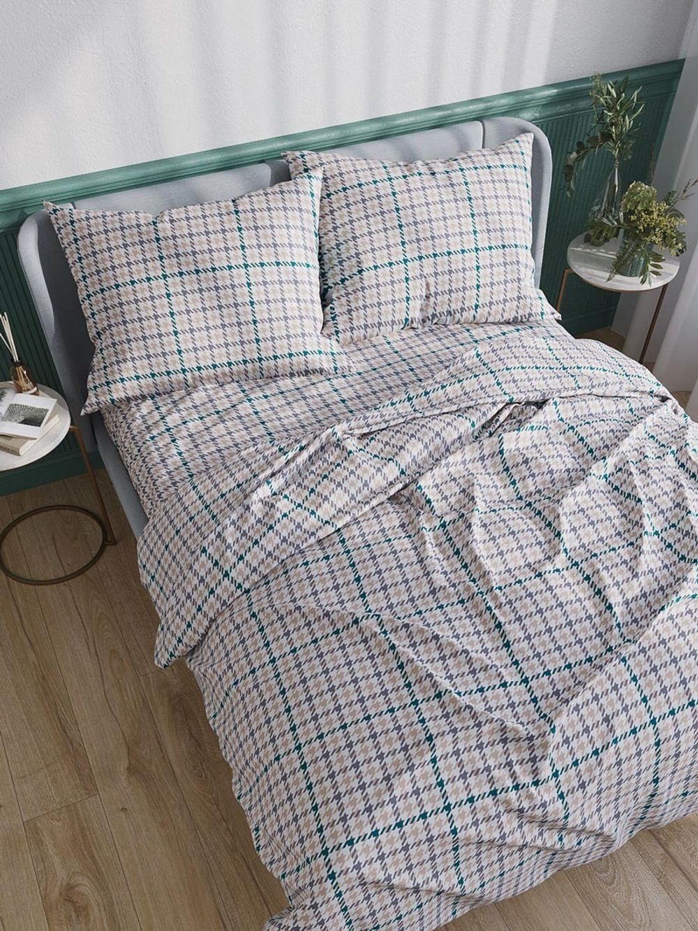 Наволочка комплект 2шт перкаль Сказка "Флури" 50x70 см на молнии