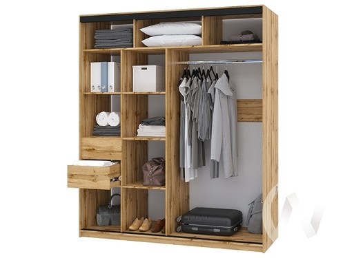 Корпус шкаф-купе ПШ-2.9 1500 (дуб вотан)