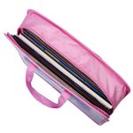 Папка на молнии с ручками ЮНЛАНДИЯ А4, 1 отделение, пластик, ширина 75 мм, "Dancing girl", 270952