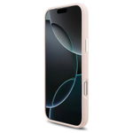 Чехол Lagerfeld для iPhone 17 Pro Max Liquid Silicone Initials Metal Logo & Camera Hard, Pink (KLHCP17XSMCKLMCLP)