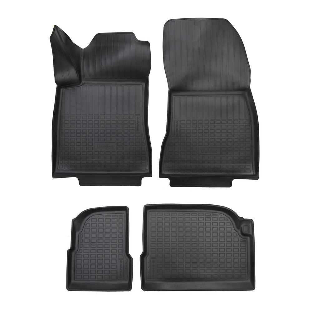 Ковры в салон Norplast/Unidec для Mercedes-Benz GLB I в кузове X247 (2019-), Черный, 3 ряд, арт.NPA00-C56-512