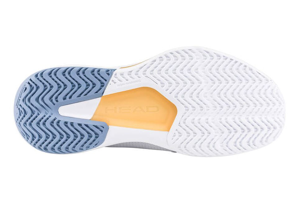 Женские Кроссовки теннисные Head Revolt Court 5.0 - white/denim