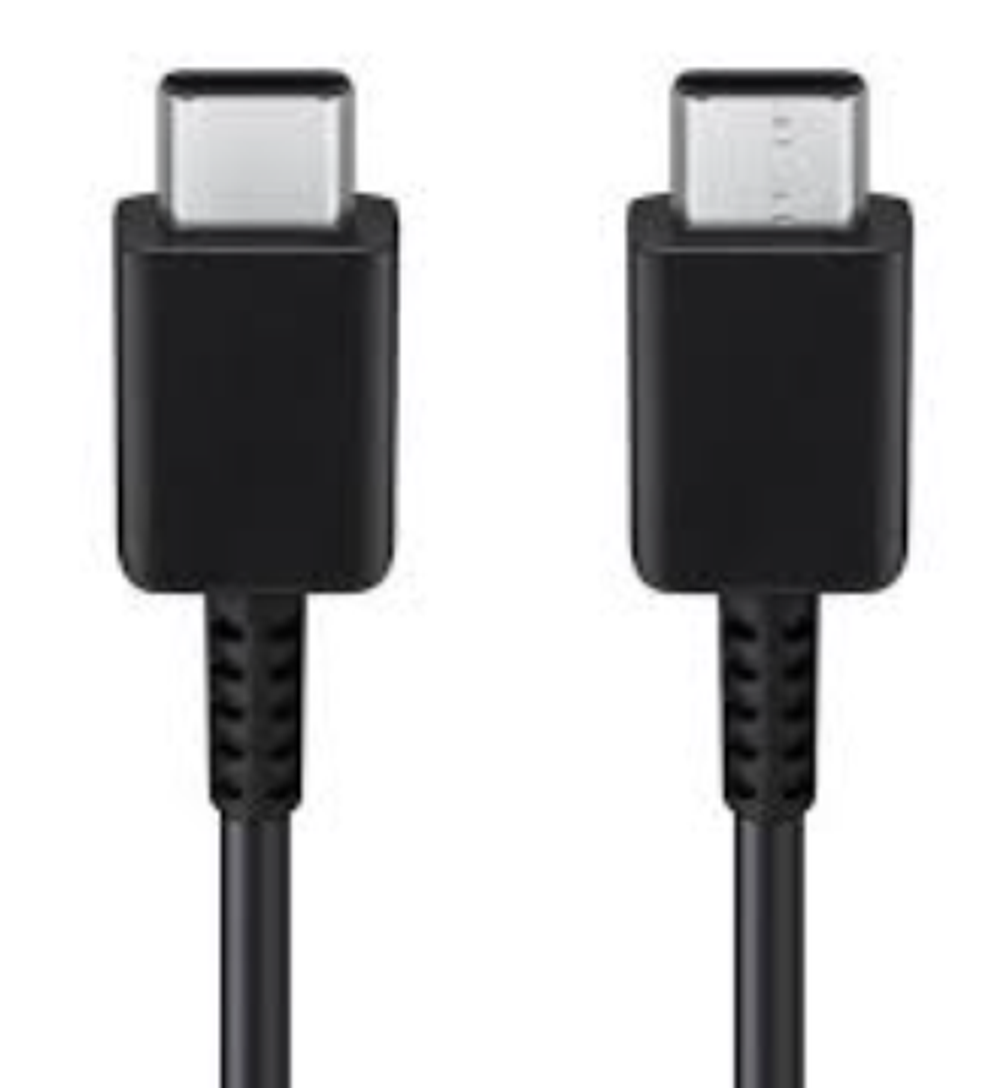 Кабель Samsung Type-C/Type-C 3А 1.0m (черный) (EP-DA705)