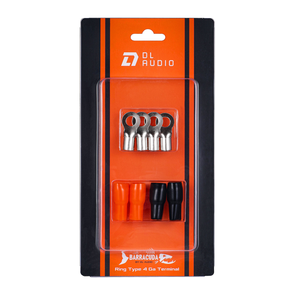 DL Audio Barracuda Ring Type 4 Ga Terminal обжимная кольцевая клемма (4 шт.)