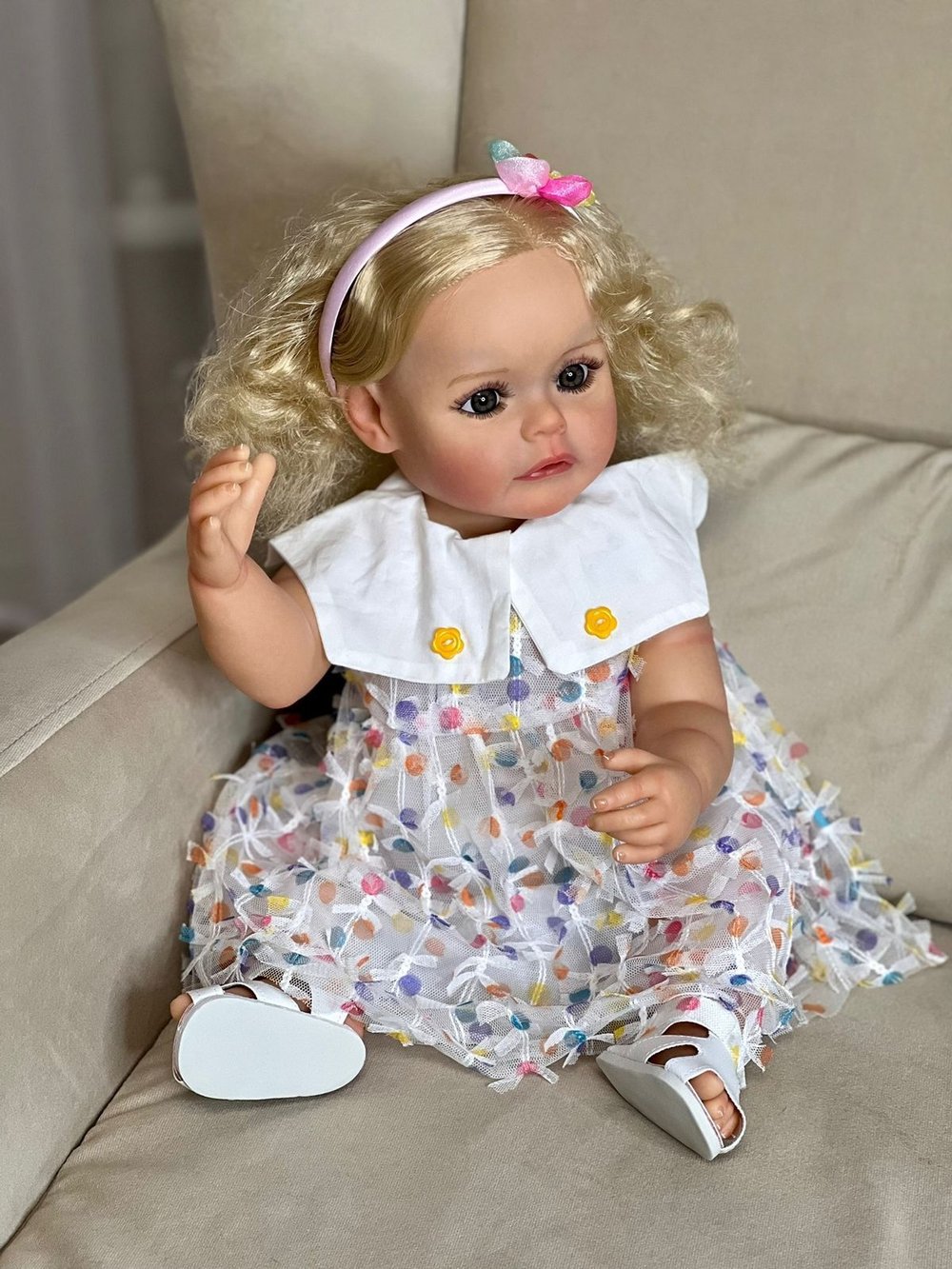 Кукла Реборн виниловая 55см в пакете (FA-032)