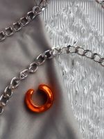 Кафф Bubble Orange, как бублик