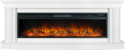 Каминокомплект Rome 60 - Белый с очагом Vision 60 LOG LED