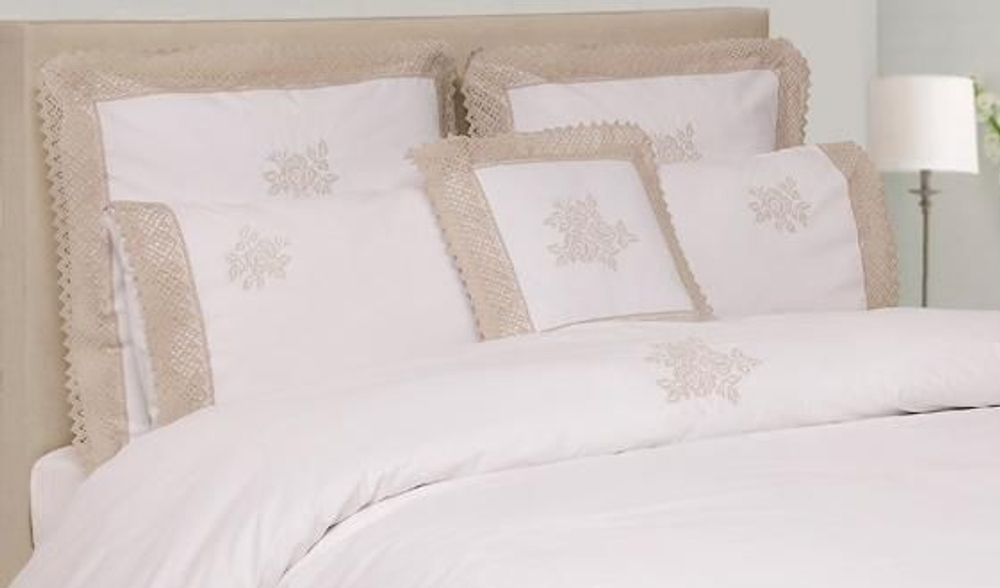 Элитная наволочка Rose белая от Luxberry