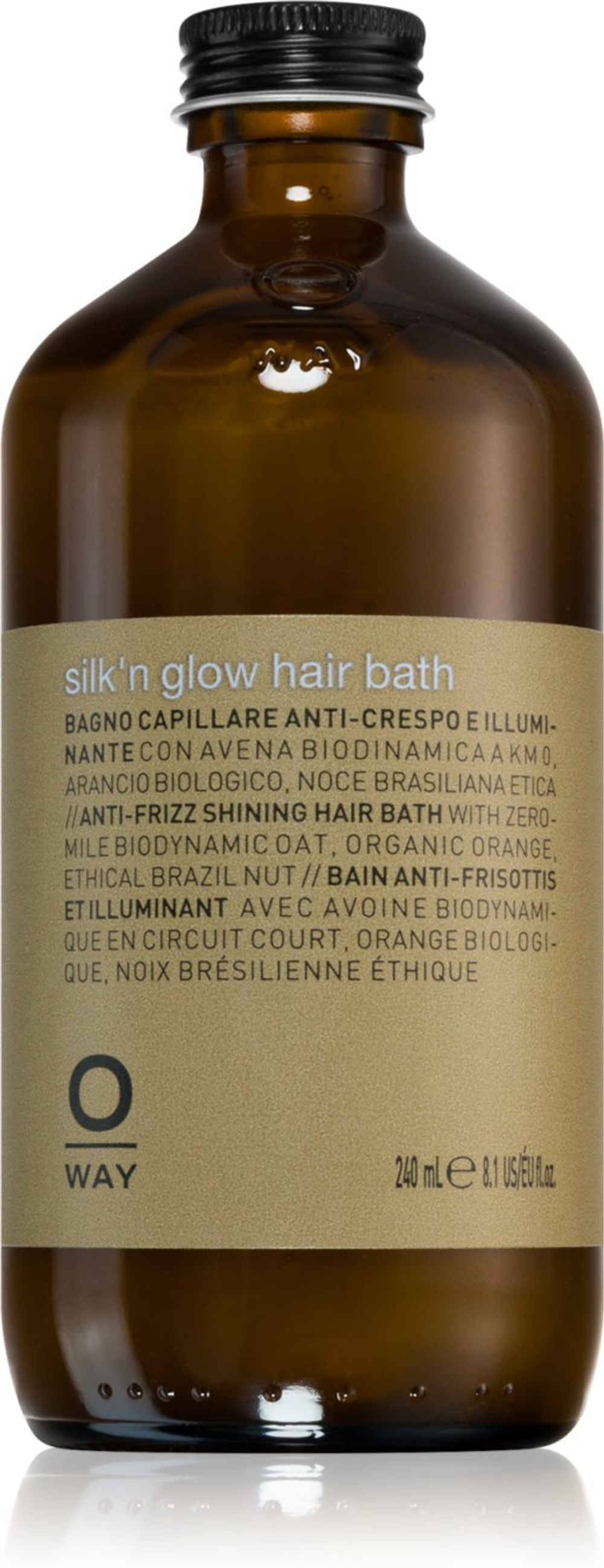 Oway Silk'n Glow Hair Bath - уход за пористыми волосами /   240  ml  / GTIN 8029352368226