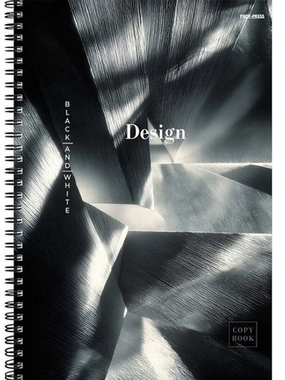 Тетрадь А4 80л. клетка "Абстрактный дизайн-7" гребень (Проф-Пресс)