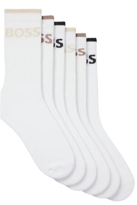 Теннисные носки BOSS QS Stripe 6P Socks - open miscellaneous