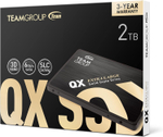 Твердотельный накопитель 2000GB SSD TeamGroup QX 2.5” SATA3 R540 MB/s, W490MB/s T253X7002T0C101