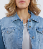 Джинсовая куртка Liu Jo - голубой(UA3046 D4615)