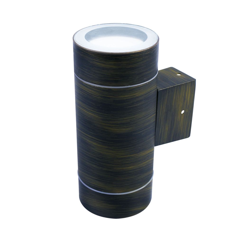 UUL-S92A 2х50W-GX53 IP65 BRONZE Светильник уличный. под две лампы GX53. Архитектурный накладной. Корпус бронза. TM Uniel