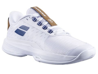 Женские Кроссовки теннисные Babolat Jet Tere 2 Wimbledon All Court - белый/синий темно-синий