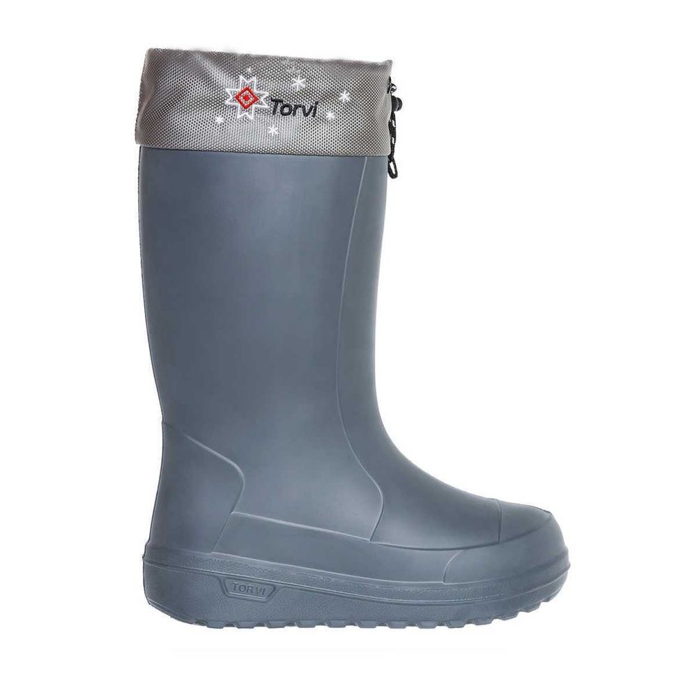 Сапоги женские зимние из ЭВА Torvi "Онега" с подошвой ТЭП и 4-сл. меховым вкладышем (-40С), Серый