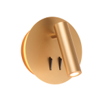 3913/9WL HIGHTECH ODL20 471 золот/металл Настен.св-к с лампой д/чтения с выкл LED 9W 3000K 220V BEAM