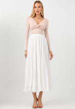 Юбка плиссе макси 90