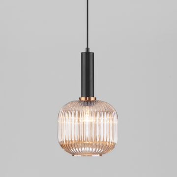 Подвесной светильник 50182/1 янтарный Bravo Eurosvet