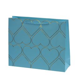 GAEM Пакет подарочный M (бумага 210г/м2, блок 12шт), L32 W10 H26 см, 4в.