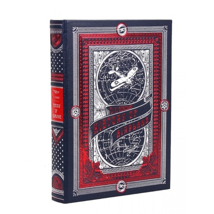 "History of airplan" Книга подарочная в кожаном переплете