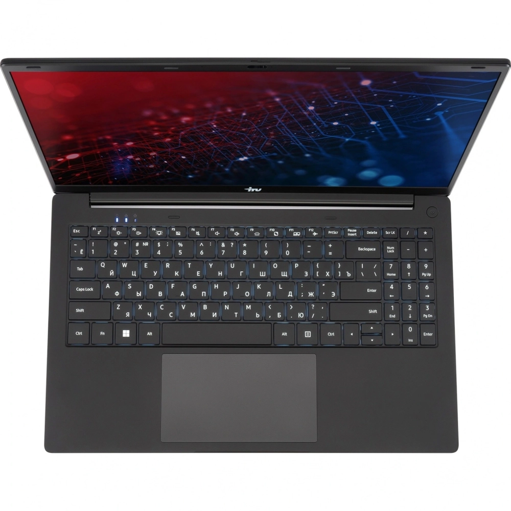 Ноутбук IRU Strato 15ALID5 Core i7 13620H 16Gb SSD512Gb Intel UHD Graphics 15.6" IPS FHD (1920x1080) FreeDOS black WiFi BT Cam 6000mAh (2148035)