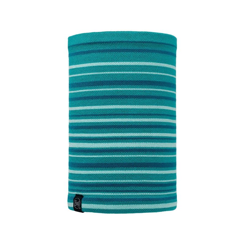 Шарф-труба вязаный с флисом Buff Laki Turquoise Фото 1
