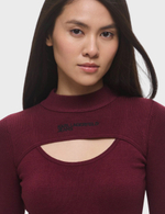 Джемпер KARL LAGERFELD JEANS Cut Out Mock Neck Sweater