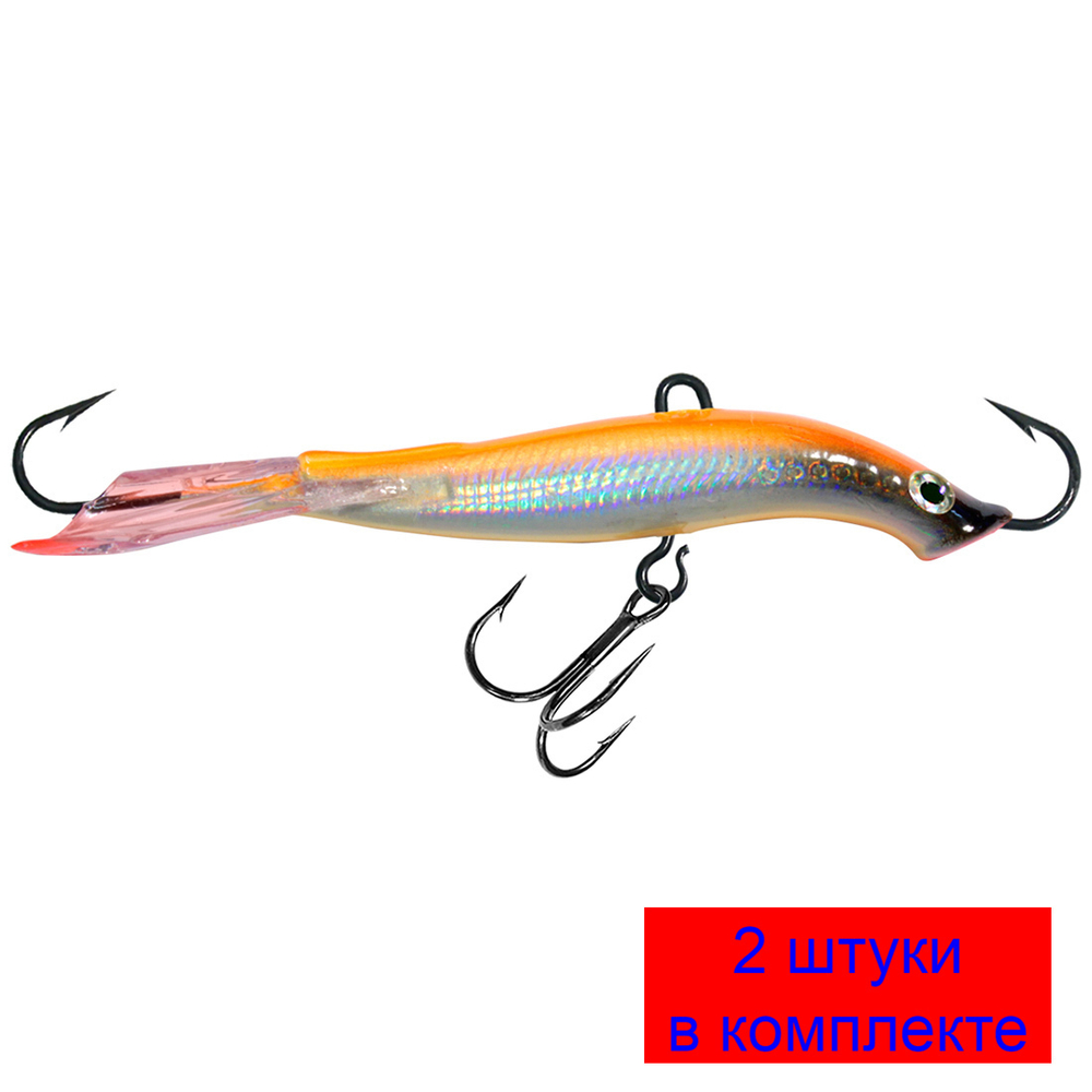 Балансир МИНОГА-7 76mm 102 (оранжевая спинка), 1 штука 20 г