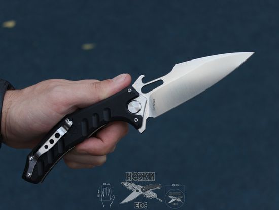 Складной нож НОКС Мангуст-2С 337-100406 c клинком из стали D2, рукоять G10