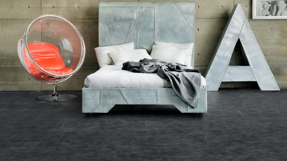 Кварцвиниловая плитка Alpine Floor Grand Stone Скол обсидиана ECO 8-4