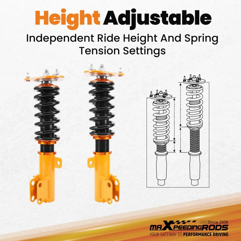 Adjustable Coilovers Suspension Lowering Kit подходит для автомобиля Toyota Corolla 09-17 E140 E170