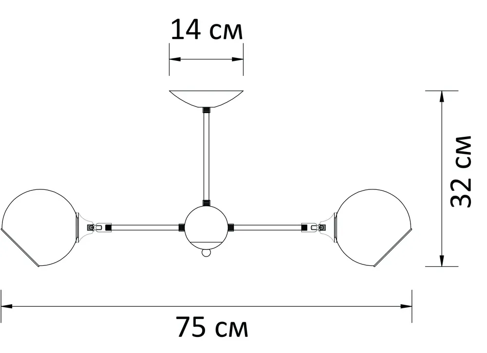 Потолочная люстра Arte Lamp LAGOS