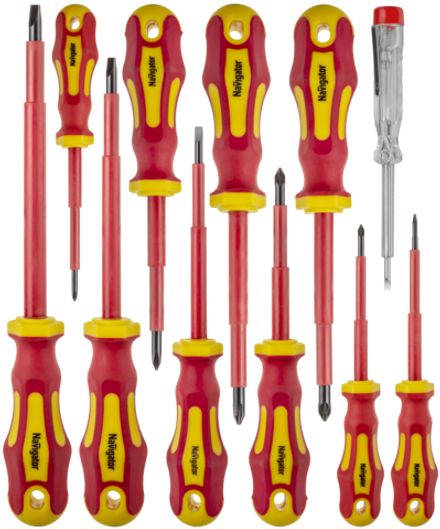 Отвёртка Navigator 95 262 NHT-Otd01-H11 (диэлектрическая, набор 11 шт)