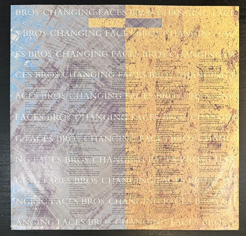 Bros - Changing Faces (Голландия 1991г.)
