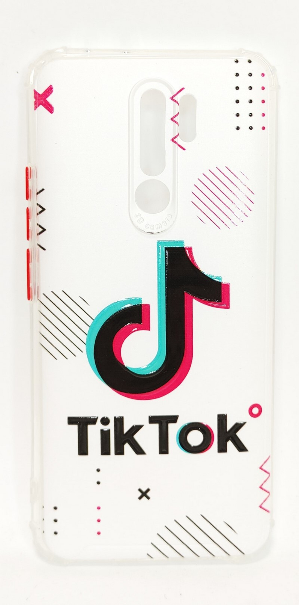 Чехол Ultra Thin на Xiaomi RedMi 9 Tik Tok (белый)