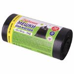 Мешки для мусора ПВД Любаша, 30л, 10мкм, 30шт/рулон, чёрные