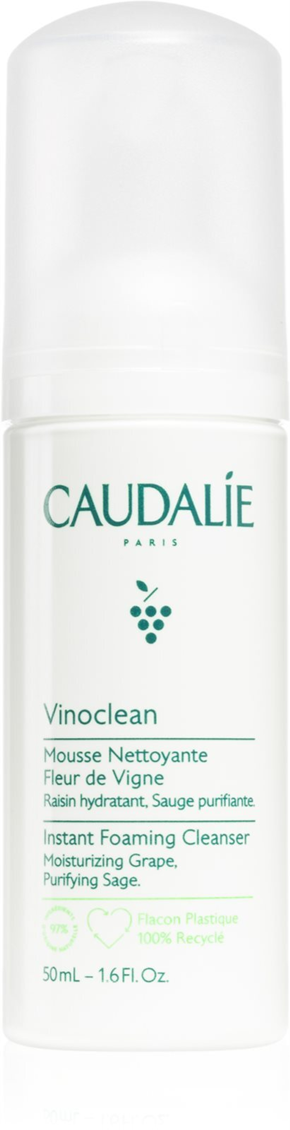 Caudalie Vinoclean - очищающая пенка для всех типов кожи /   50  ml  / GTIN 3522930003052