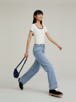 Женские прямые джинсы с завышенной талией Levi's Ribcage Wide Leg A6081-0002