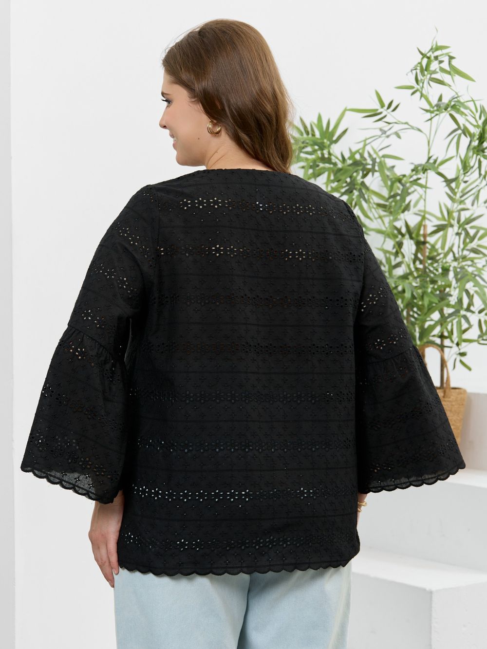 Блузка Милица-2 Виотекс ЧЕРНЫЙ -5