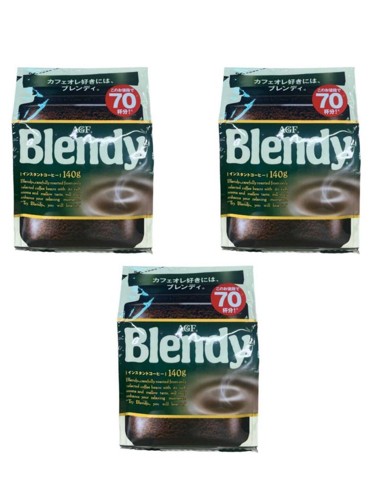 Кофе растворимый AGF Blendy, 140 г, 3 шт