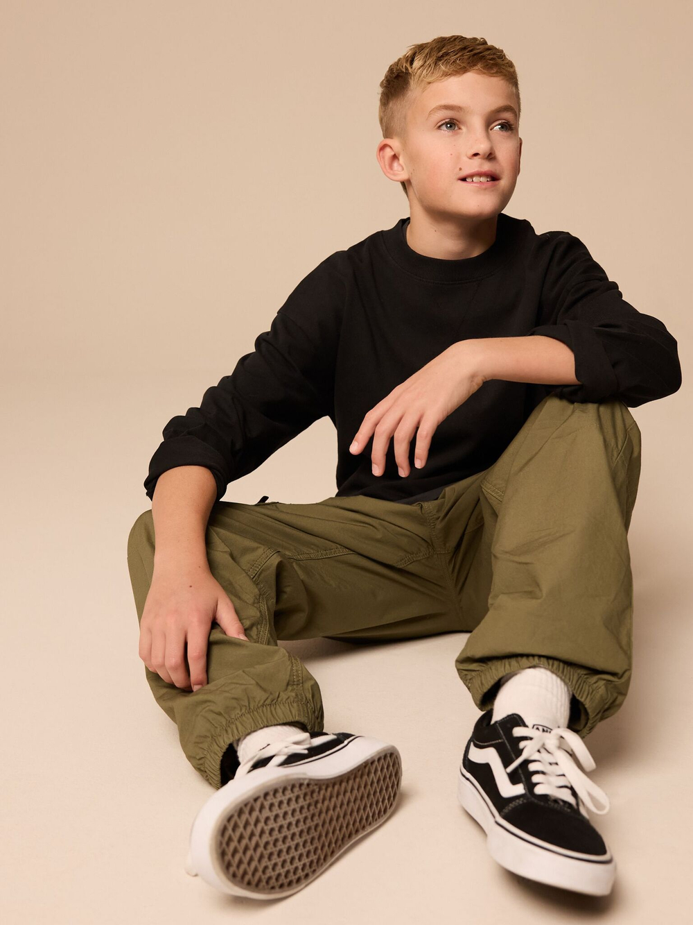 Брюки карго для мальчика Next E42-119, Хаки